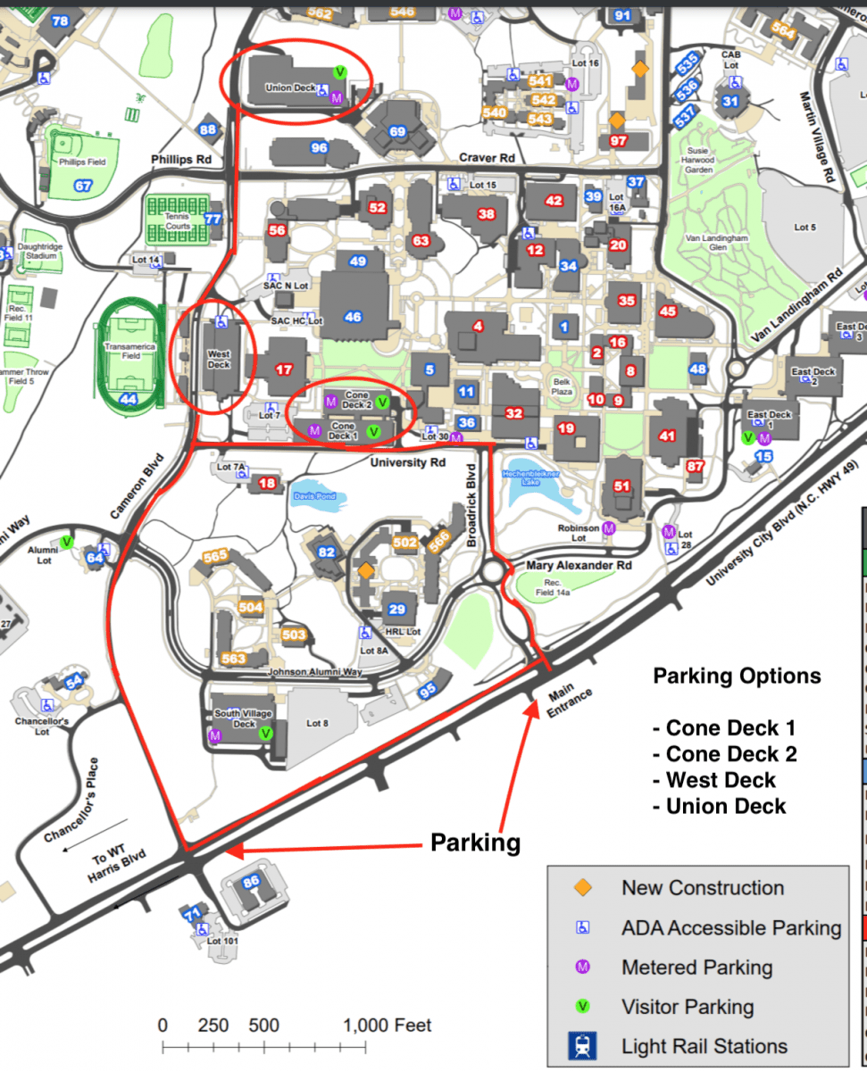 Ifest Parking Map